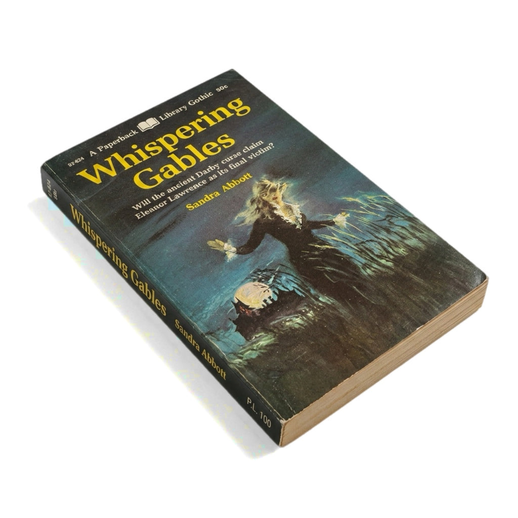 Whispering Gables by Sandra Abbot (Paperback Library Gothic, 1968) First Edition