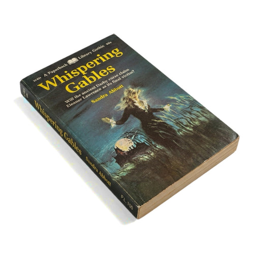 Whispering Gables by Sandra Abbot (Paperback Library Gothic, 1968) First Edition